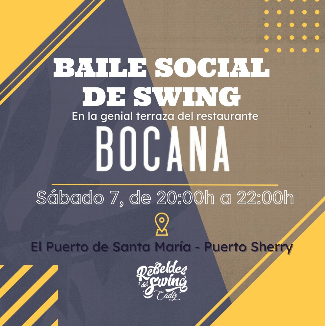 Baile social swing en Puerto Sherry